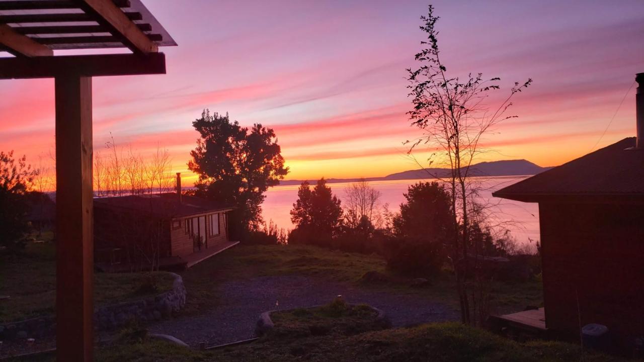 Cabanas Ayalen Con Vista Al Lago 푸콘 외부 사진