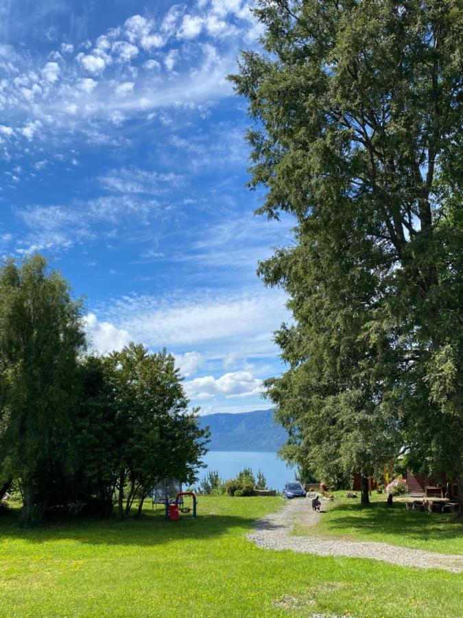 Cabanas Ayalen Con Vista Al Lago 푸콘 외부 사진
