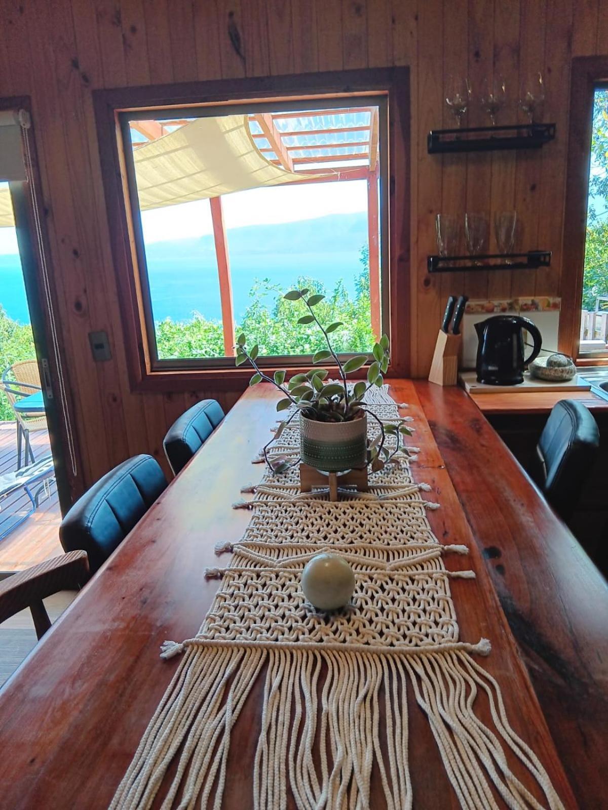Cabanas Ayalen Con Vista Al Lago 푸콘 외부 사진