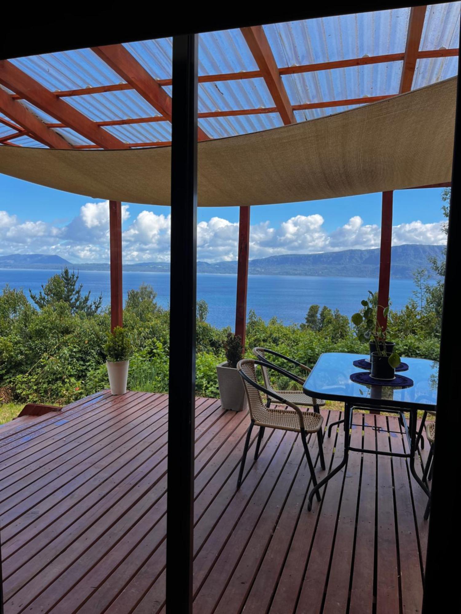 Cabanas Ayalen Con Vista Al Lago 푸콘 객실 사진