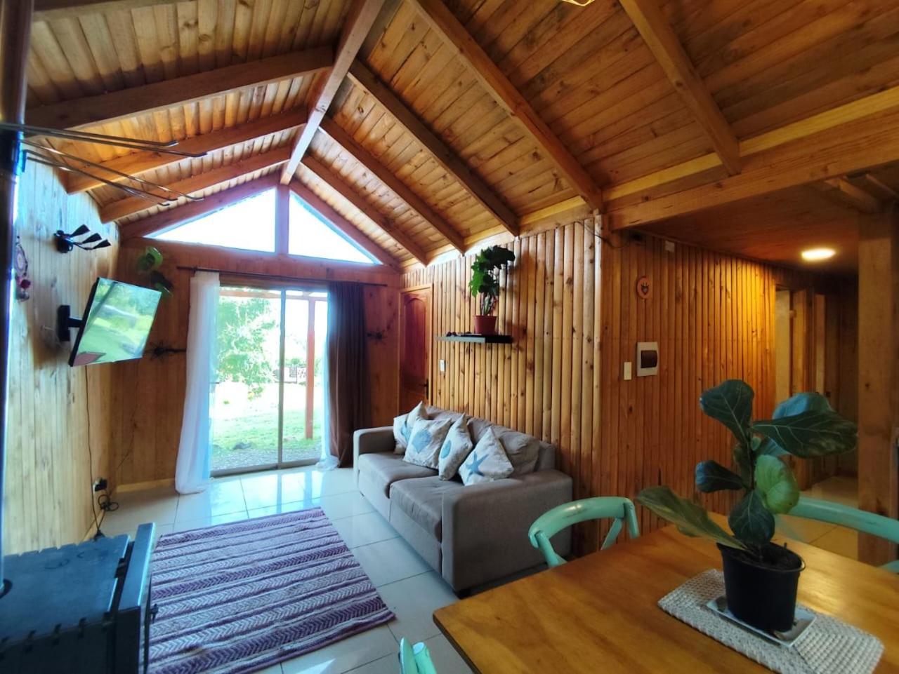 Cabanas Ayalen Con Vista Al Lago 푸콘 객실 사진