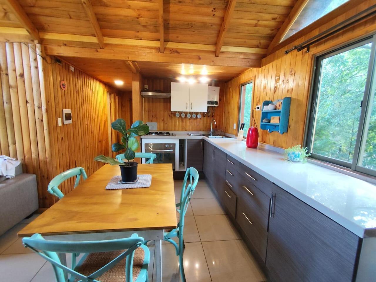 Cabanas Ayalen Con Vista Al Lago 푸콘 외부 사진