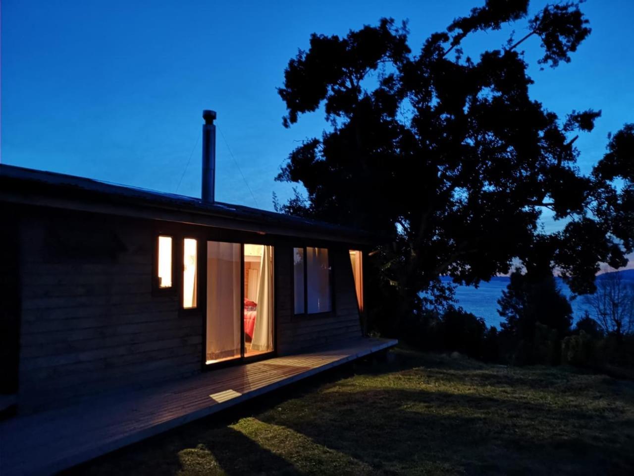 Cabanas Ayalen Con Vista Al Lago 푸콘 외부 사진