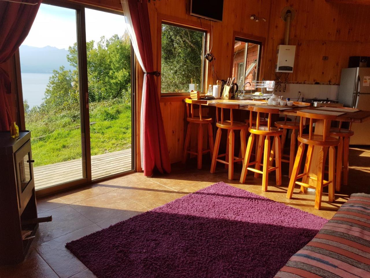 Cabanas Ayalen Con Vista Al Lago 푸콘 외부 사진